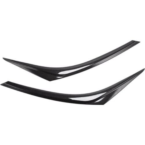 Carbon Fiber Front Headlight Eyebrow Cover Trim for Toyota CHR CH-R 2016-18