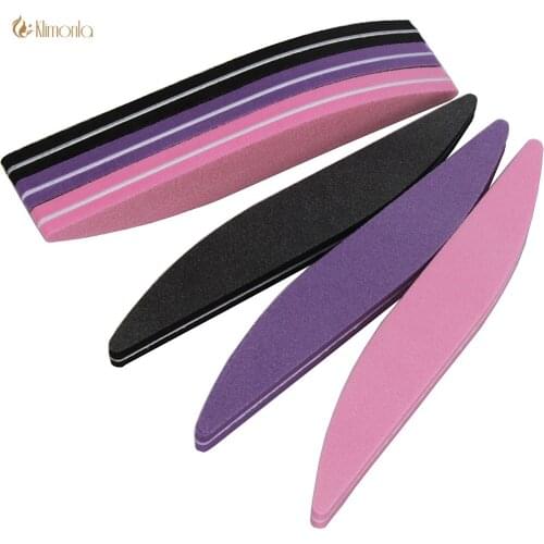 10 Pcs Nail File Nail Buffer Sponge Washable Grinding Polishing Sanding Buffing Manicure Pedicure Nail Art Tools