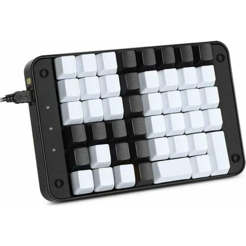 46 Keys Single-Handed Programmable Mechanical Keyboard Gaming Keypad with OEM Gateron Red Switches 8 Macro Keys for Gamers ect