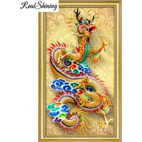 5D DIY Diamond Embroidery"china Dragon"Full square/round Diamond Painting Cross Stitch,Mosaic,canvas painting,home decor FS7003