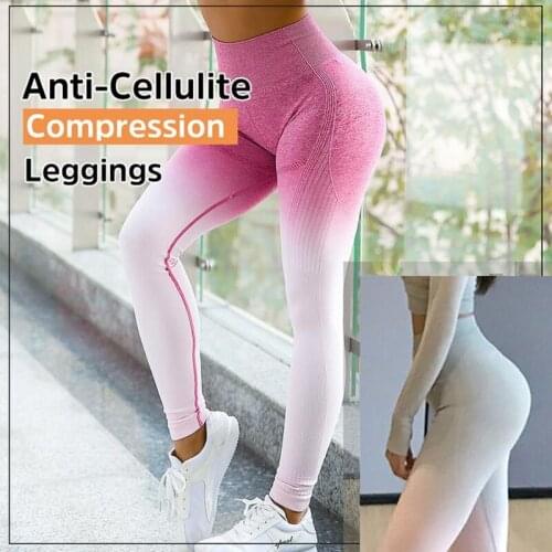 Anti-Cellulite Compression Energy Seamless Women Fitness Sports Legging Yoga Pants High Waist Stretchy Gym Shark Slim Sport Pant