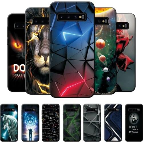 For Samsung Galaxy S10 Case Phone Case For Samsung S10 Silicone Soft TPU Back Cover Case For Samsung S10 S 10 Bumper Coque Angel