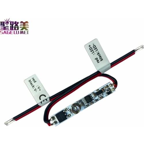 DC12-24V Single Color LED PCBA Mini Touch sensor Dimmer max 3A for 5m 5050 3528 3835 5630 led single color strip light tape