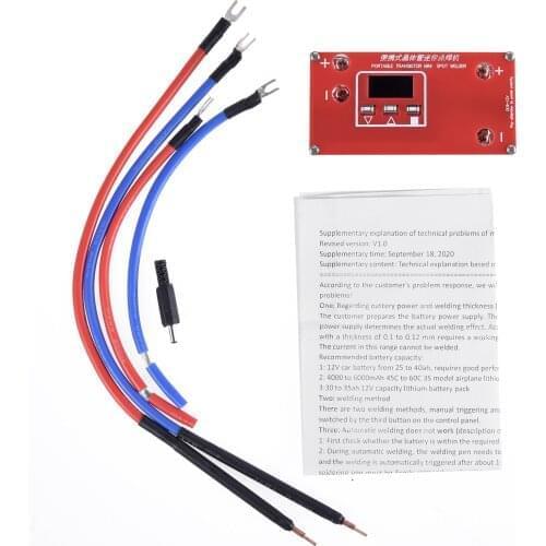 DIY Mini Spot Welder Machine 18650 Lithium Battery Portable Point Welding Machine Various Welding Power Supply Drop Shipping