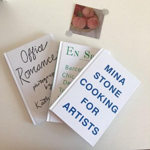 Han Feng ins creative English notebook student blank draft book net celebrity model street photo props book book