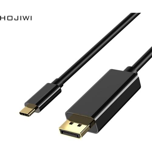 HOJIWI USB C to DisplayPort Cable 4K@60Hz USB 3.1 Type C to DP Cable adapter for MacBook air type c to dp adapter cable AB04