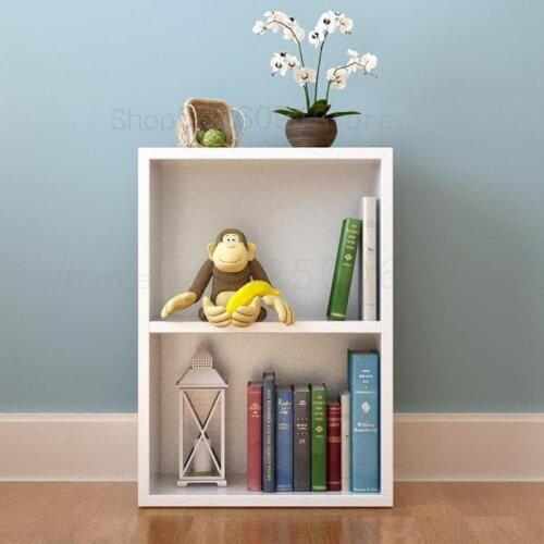 Bookcase Not Adjust Log Contracted Simple Bookshelf Children Receive Free Combination Shelf Cabinets Cabinets