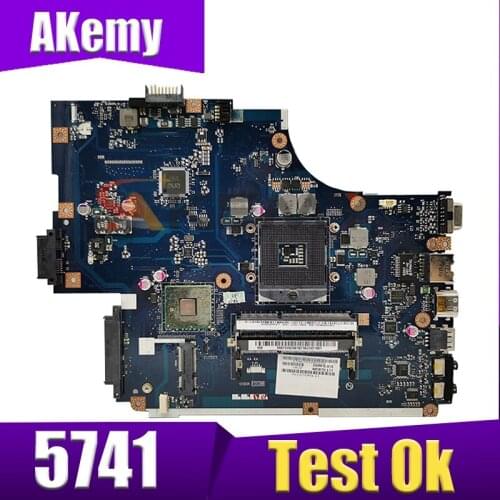 Akemy Laptop motherboard For Acer Aspire 5741 5741ZG NV59C Mainboard MBPSV02001 NEW70 LA-5892P instead LA-5891P LA-5893P