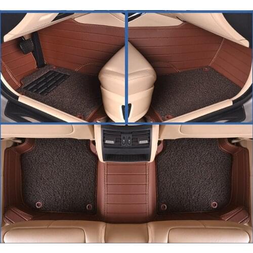 Myfmat custom foot leather car floor mats for PEUGEOT 206 207 301 307 408 308 308S 508 407 607 free shipping new classy trendy