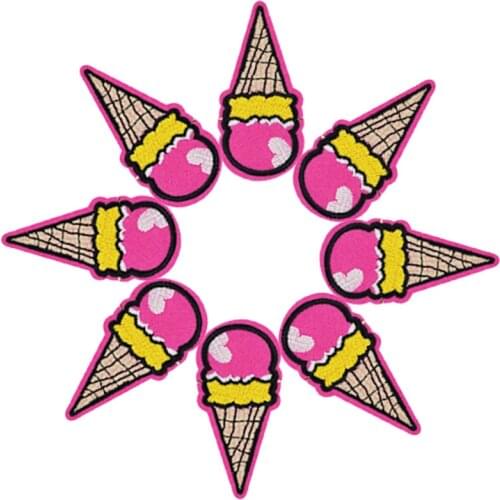 Diy patches for clothing iron embroidered patch applique iron on patches sewing accessories badge stickers on clothes bag DZ-019