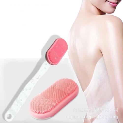 New Electric Silicone Bath Brush Ultrasonic Bath Brushes Long Handle Multifunctional Bath Brush