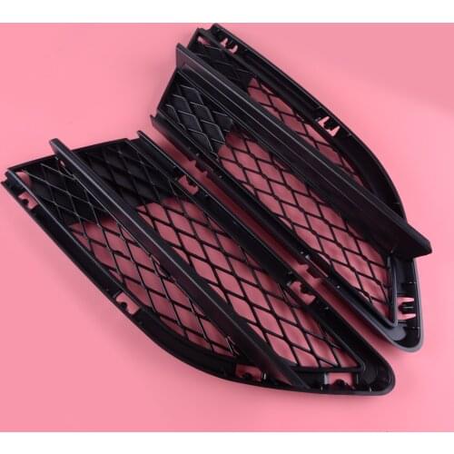 2pcs 51117198901 51117198902 Front Bumper Lower Fog Light Grille Mesh Grill Fit For BMW 335i 328i E90 E91 2008-2010 2011 2012