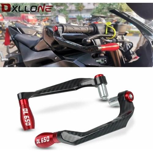 For SUZUKI DL650 DL 650 Motorcycle 7/8" 22mm Lever Guard Handlebar Grips Guard Brake Clutch Levers Protector Moto Accessories