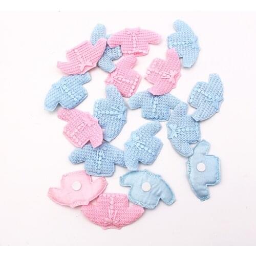 6/12/24pcs Pink Blue Baby Shower Favors Decor Cloth For Party Table Game And DIY Gifts Baptism Birthday Party Decorations