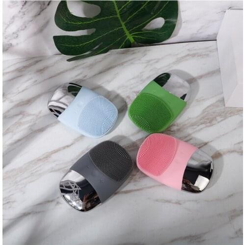 Silicone Face Cleansing Brush Electric Face Cleanser Electric Facial Cleanser Cleansing Skin Deep Washing Massage Brush