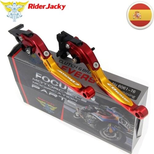 Spain Flag color For Honda CB650 F CB 650F CB650F/CBR650F 2014-2018 2017 Motorcycle CNC Folding Extendable Brake Clutch Levers