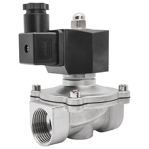 1" Stainless Steel Waterproof Solenoid Valve Normally Closed 12 Volt Solenoid Valve