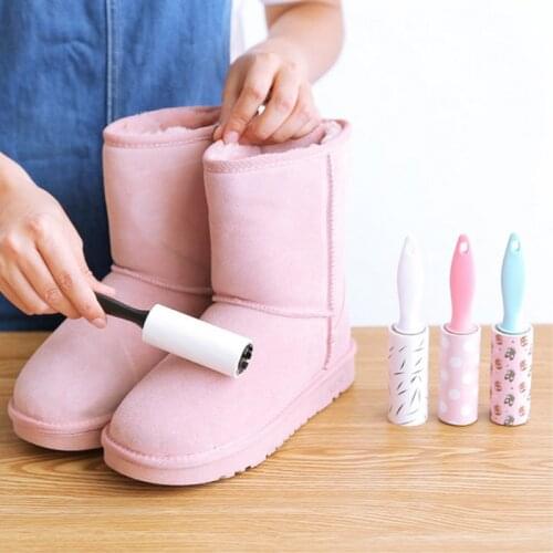 1PC Clothes Dust Remover Coat Sticky Lint Roller Dog Pet Animal Hair Fluff Remover Small Size