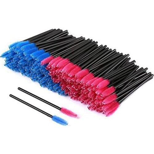 1000Pcs Eyelash Brushes Makeup Brushes Disposable Mascara Wands Applicator Black Handle Eye Lashes Cosmetic Brush Makeup Tools