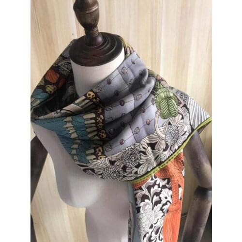 2021 new arrival autumn spring classic green 140*140 cm colorful scarf 65% cashmere 35% silk scarf wrap for women lady girl