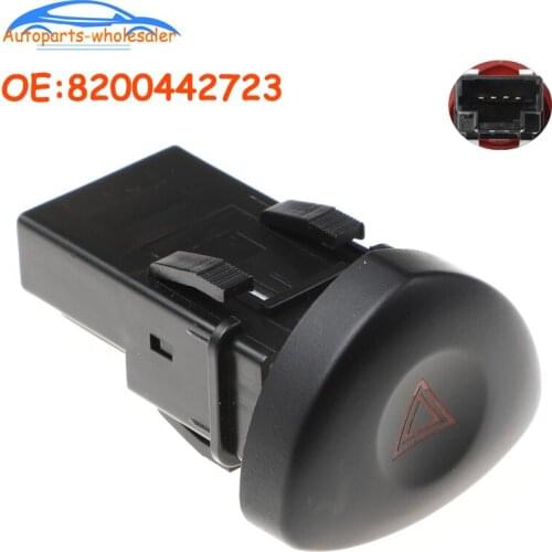 8200442723 82000060036 For Renault Clio MK II Hatchback 2001-2003 2005 2006 Emergency Hazard Lights Warning Switch Button