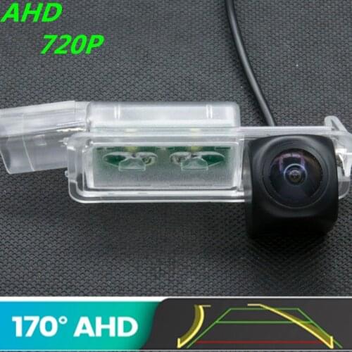AHD 720P Trajectory Fisheye Car Rear View Camera For Volkswagen VW Golf 5 Golf V Golf 7 Passat CC For SEAT Ibiza Vehicle Camera