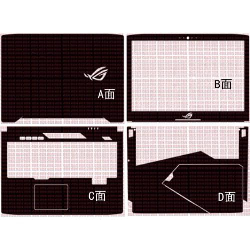 Laptop Carbon fiber Vinyl Skin Sticker Cover For ASUS Rog Strix GL503 GL503VS GL503VD GL503VM GL503GE Hero Edition 15.6"