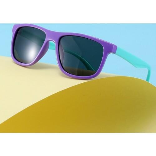Childrens Sun Glasses Polarized Lens Classic Sunglasses For Kids Babies Boy Girl Cute UV400 Protection Vintage Eyewear 8249