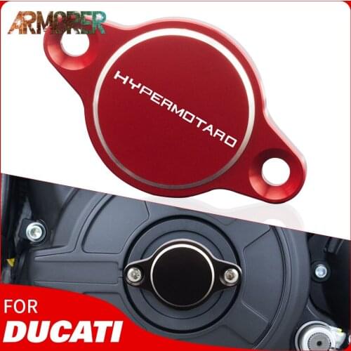 For Ducati Hypermotard 1100 (Evo Edition) Hypermotard 796 2010 2011 2012 2013 Motorcycle Engine Oil Filter Cover Cap Accessories