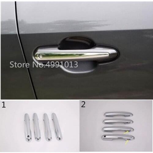 For Toyota RAV4 2019 2020 Car Cover Body Styling Cover External Sticker Door Handle Bowl Trim Frame Armrest Handrail 4pcs