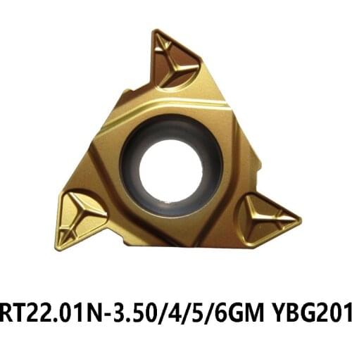 Original 22IR RT22.01N-3.50GM RT22.01N-4.00GM RT22.01N-5.00GM RT22.01N-6.00GM YBG201 Carbide Inserts for Internal Threading