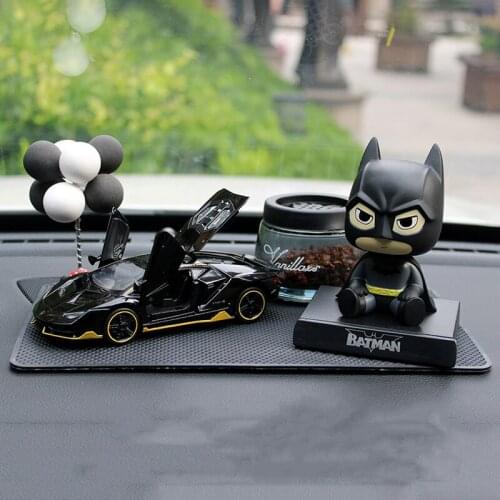 Creative cartoon character model car perfume seat interior parts auto accessories send boys birthday gifts desktop decoration