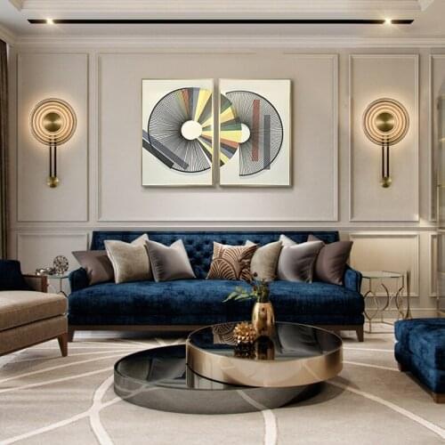 Post Modern Creative Wall Light Nordic Bedroom Decoration Living Room Background Wall Decor Hotel Passage Beside Led Lights