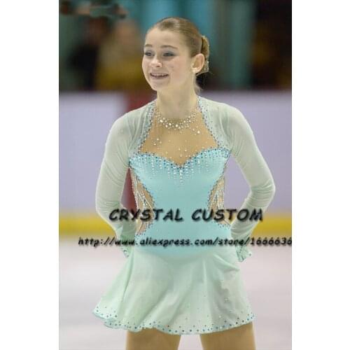 Figure Skating Dresses For Girls Graceful New Brand Custom Ice Skating Dresses For Competition DR4439