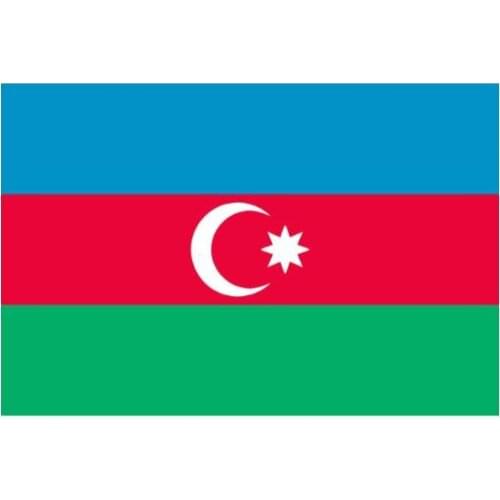 Jisper Store 60*90cm 90*150cm 120*180cm AZE The Republic of Azerbaijan National flag