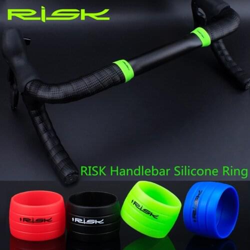 Practical Bike Handlebar Tape Plug Bicycle Protection Sleeve Riding Silicone Handlebar Buckle Sleeve Fixed Ring Bike Accessories