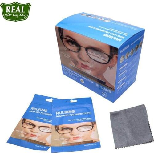 50 pcs/box Classic Glasses Cleaner Eyeglass Lens Packing anti fog glasses lens cloth