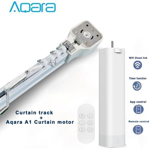 Aqara Smart Curtain Track Private Custom Zigbee Electric Curtain Rail Control System, Aqara A1 Wifi Motor For Smart Home