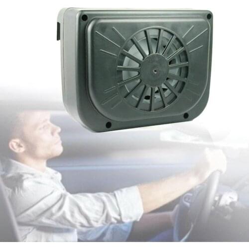 Solar Powered Car Exhaust Fan Air Vent Cool Fan Auto Cooler Ventilation System