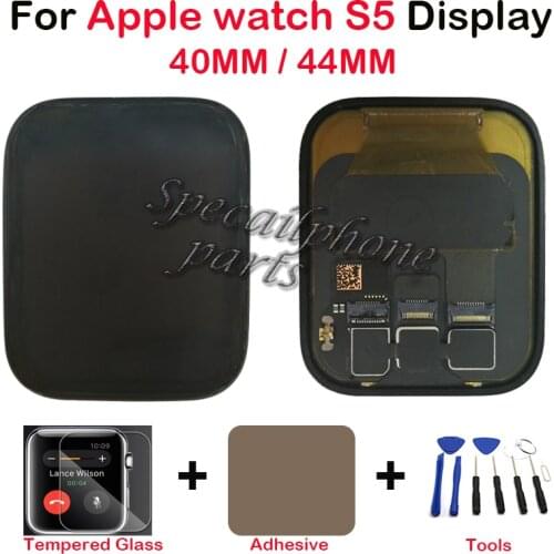 New LCD For Apple Watch S5 LCD Display Touch Screen Digitizer A2157 A2156 A2095 A2094 40mm 44mm Pantalla Replacement Series 5