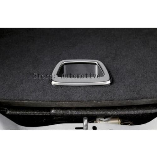 1PC Chrome Interior Accessories For Land Rover Sport For Range Rover Evoque For Discovery Sport Rear Trunk Button Trim 2015