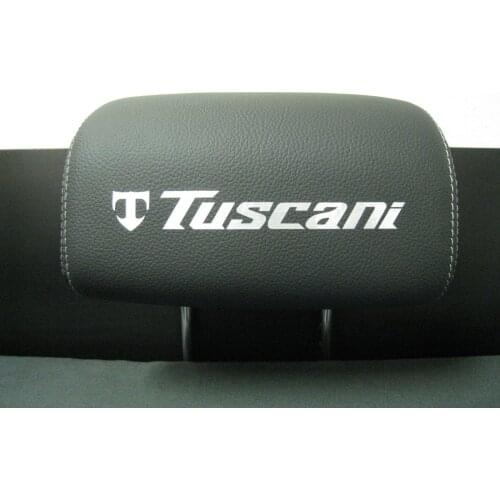 12Pcs For Headrest Badge decal sticker *TUSCANI*Decal