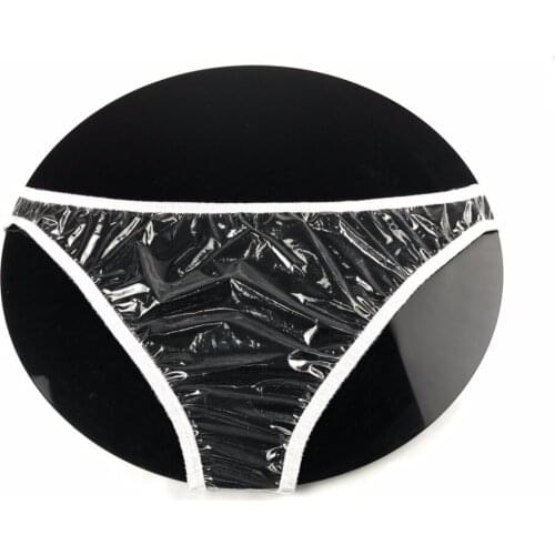 Haian Plastic Bikini Panties PVC Underwear Color Transparent Glass Clear 3 Pack