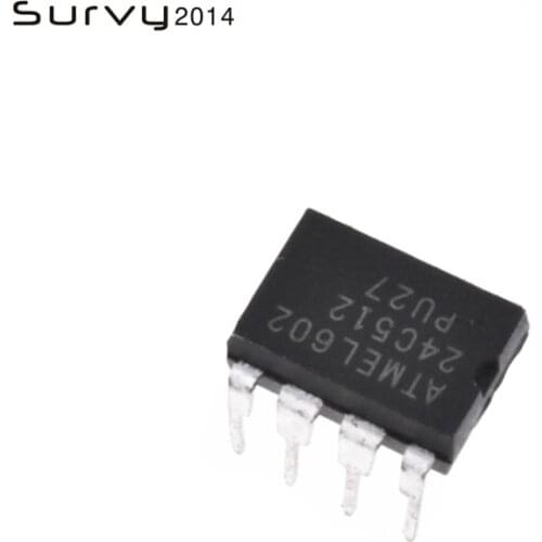 AT24C512-10PI-2.7 AT24C512PI27 AT24C512 24C512 DIP-8