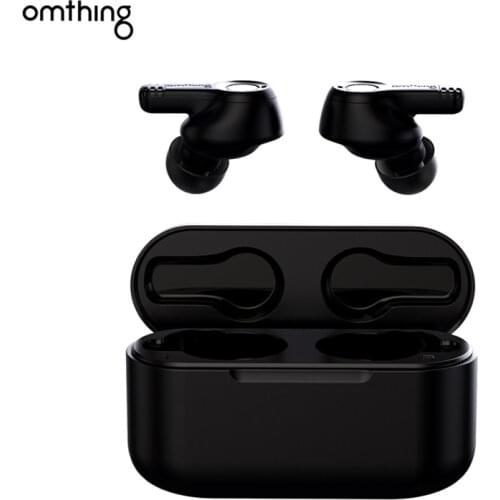 Omthing Airfree True wireless earphones Bluetooth 5.0 In-Ear Wireless Earbuds touch Control Voice Assistant 4 ENC Microphone