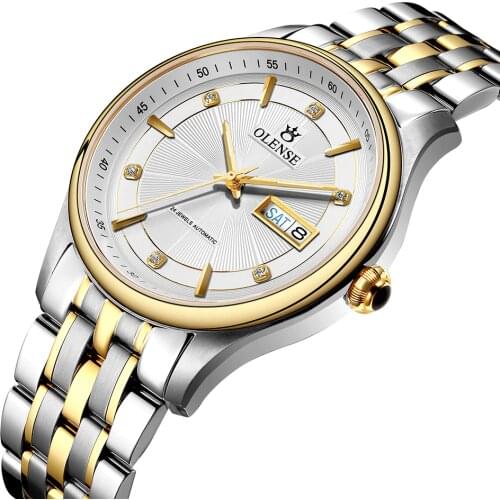 2021Sapphire Glass Men Mechanical Wristwatch 316 Stainless Steel Clock Top Brand Luxury Mens Watches With Week Date reloj hombre