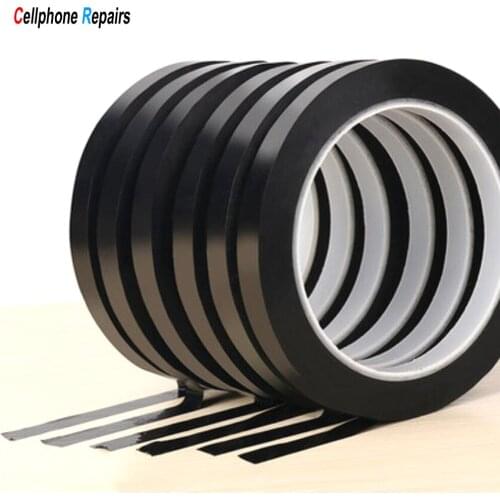 Black film LCD screen Masking tape PET High temperature resistance shading waterproof No trace tape LED light Light barrier tape