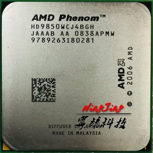 AMD Phenom X4 9850 2.5 GHz 95W Quad-Core CPU Processor HD9850WCJ4BGH / HD985BWCJ4BGH Socket AM2