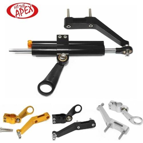Steering Damper For CBR 954RR CBR954 RR 2002 2003 CNC Aluminum Alloy Stabilizer Set Linear Reversed With Mounting Bracket