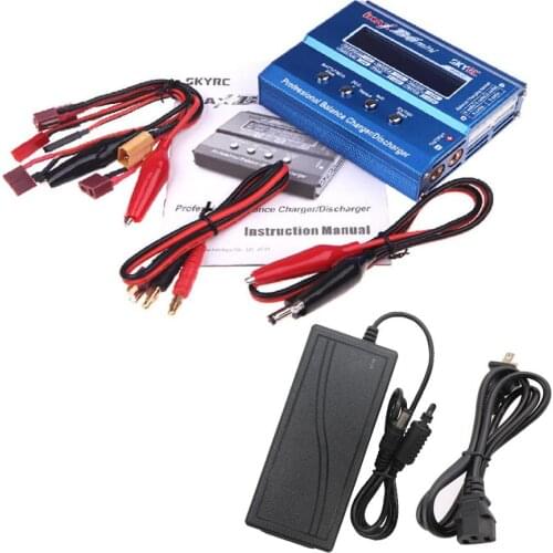 F00032/F00428 SKYRC iMAX B6 Mini 60w Lipo Balance Charger Discharger & 12V5A AC Power Adapter for RC Battery Helicopters Drone